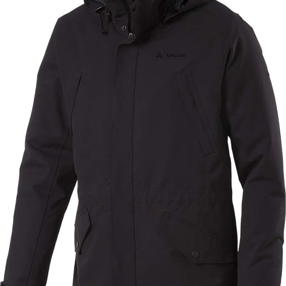 Vaude Men's Black Performance Jacket with Weather-Resistant Material‎ Size M